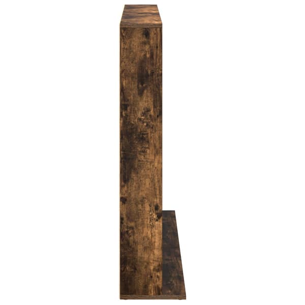 CD Skåp 2 st Rökt ek 65 x 23,5 x 97,5 cm Konstruerat trä