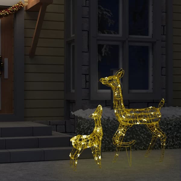 Juldekoration ren akryl 160 LED varmvit