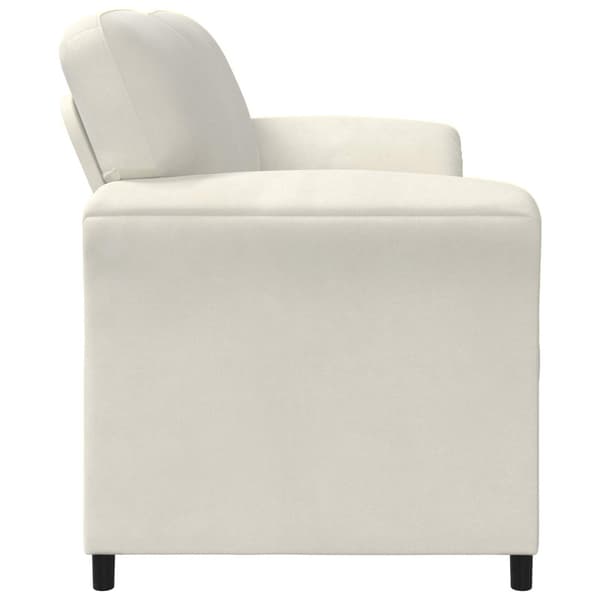 2-sits soffa Gräddvit 158 x 83 x 95 cm Sammet