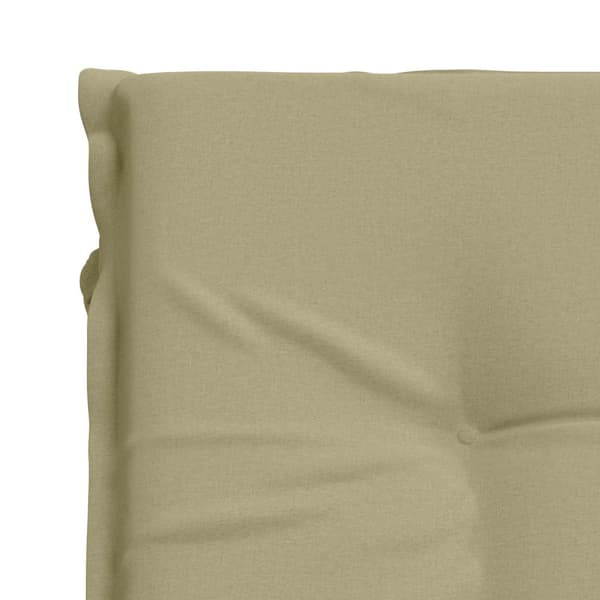 Solstol Kudde GEMERT 100% Polyester Ljusgrön 190 x 80 x 9 cm