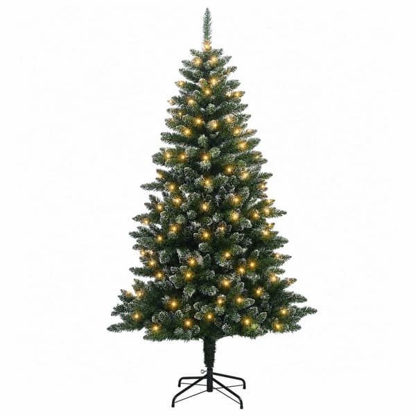 Plast Hingad Julgran 150 cm 150 LED-lampor Varmvit