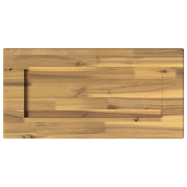 Rektangulärt Bordsskiva 90 x 50 x 3,5 cm Rektangulär Vit