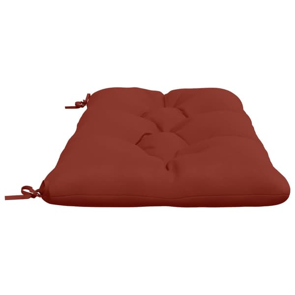 Bänk kudde VIANEN 100% Polyester Röd 110 x 60 x 12 cm