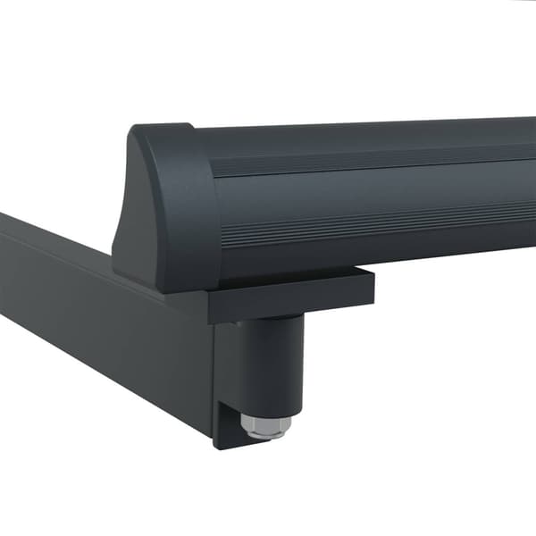 Manuell utdragbar markisram Antracit 4 x 2 m Aluminium
