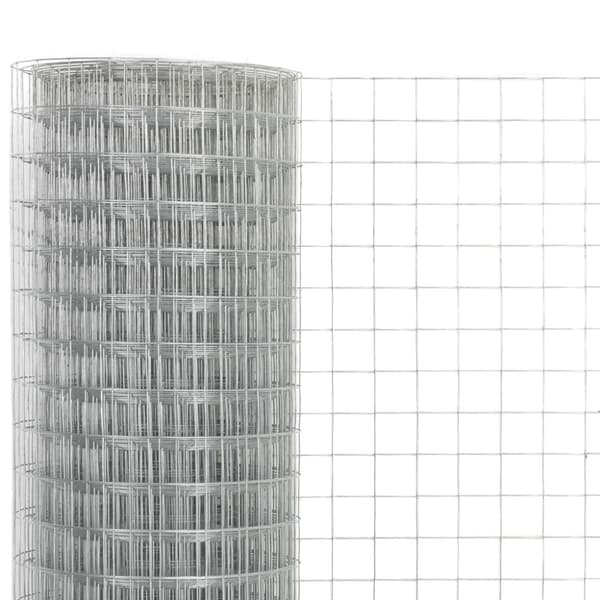 Hönsnät galvaniserat stål 10x0,5 m silver
