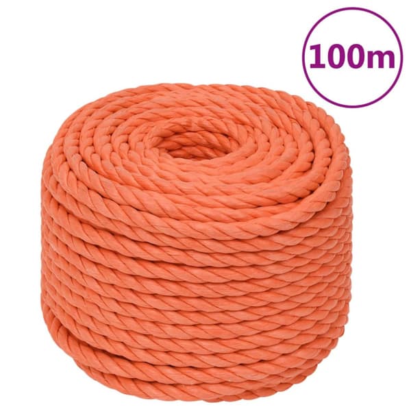 Rep orange 20 mm 100 m polypropylen