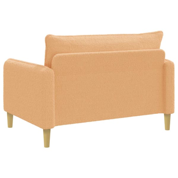 XXL Fåtölj Beige Bouclé