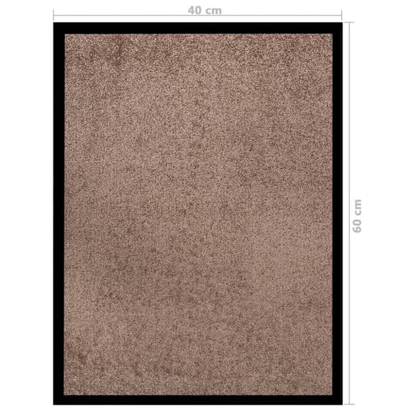 Dörrmatta brun 40x60 cm