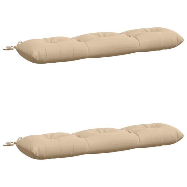 2-delade Bänk Kuddar VIANEN 100% Polyester Gräddvit