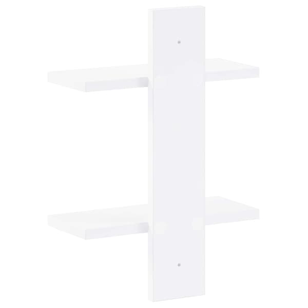 Vägghylla Vit 30 x 13.5 x 43 cm Konstruerat trä