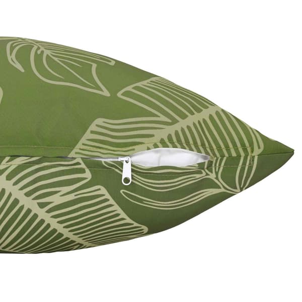 Kuddöverdrag 6 st HEERLEN Bladdesign 60 x 60 cm Polyester