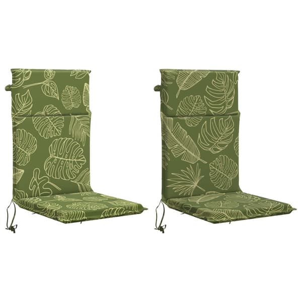 Dyna till stol med hög rygg GEMERT 2 st 100% Polyester