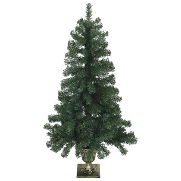 Mini-julgransset 120 cm PVC Grön