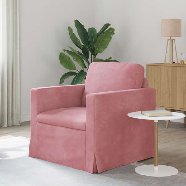 Soffa Rosa 78 x 78 x 80 cm Sammet