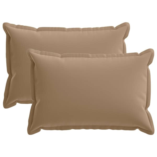 Kudde med kudde HOUTEN 2 st Taupe Polyester