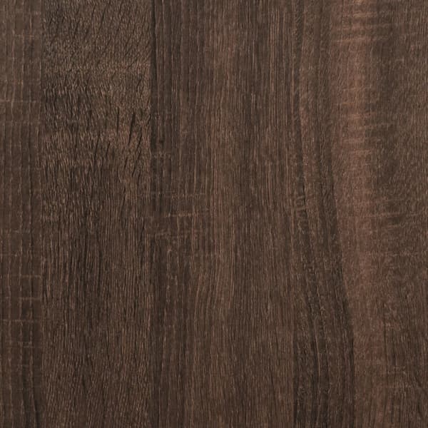 Skänk brun ek 92x35x76 cm konstruerat trä