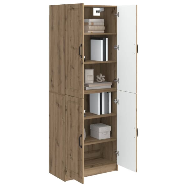 Skåpset 2 pcs Konstruerat trä