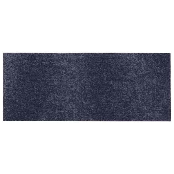 Trappmattor självhäftande 30 st 60x25 cm gråblå rektangulära