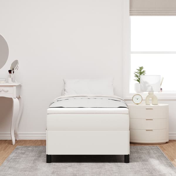 Bäddfjäder Gräddvit 90 x 200 cm Kordread tyg
