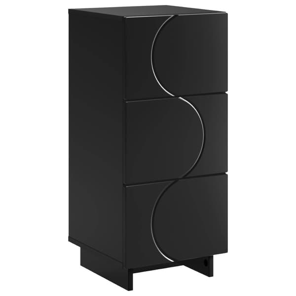 Sideboard Svart 33,5 x 34,5 x 75 cm Konstruerat trä