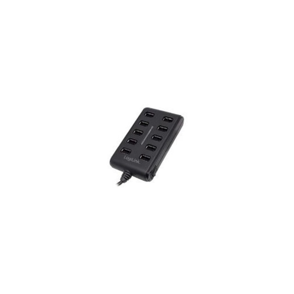 LogiLink USB 2.0 Hub 10-Port - hubb - 10 portar