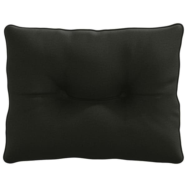 Ryggkudde PUTTEN 100% Polyester Svart 60 x 40 x 10 cm