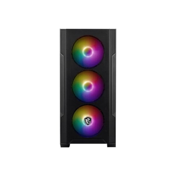MSI MAG FORGE M100R - microATX-torn Svart, Transparent
