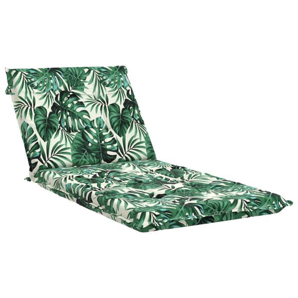 Solstol Kudde GEMERT 100% Polyester Bladmönster 190 x 80 x 9 cm