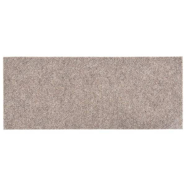 Trappmattor självhäftande 15 st 60x25 cm beige rektangulära