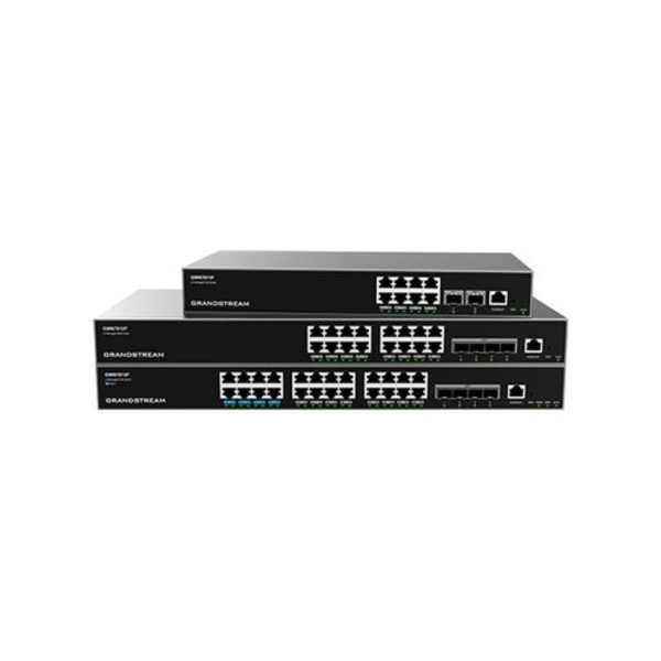 Grandstream GWN7813 - switch - företag, hanterad - 24 portar - Administrerad - rackmonterbar Grå