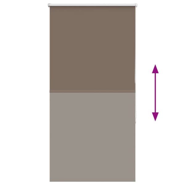 Mörkläggningsgardin kaffe 85x150 cm tyg bredd 80,7 cm polyester
