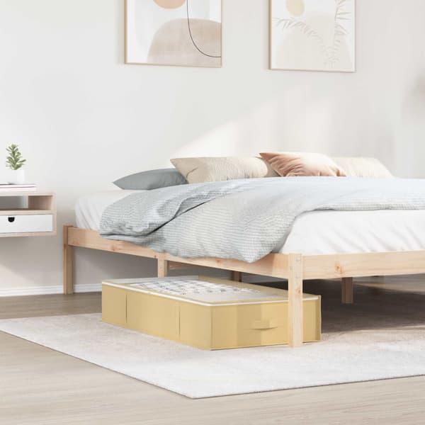 Förvaringslåda med transparent toppfönster 6 pcs Gräddvit