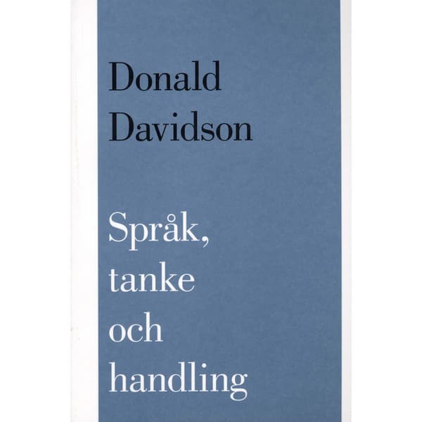 Språk, tanke och handling (bok, flexband)