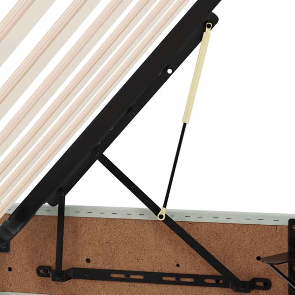 Ottoman Sängram med lagring Ljusgrå 90 x 200 cm Sammet