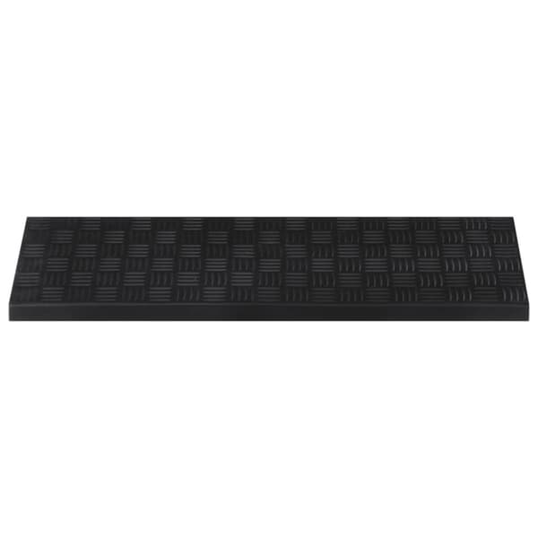 Trappstegsmattor 10 st 25x75 cm gummi