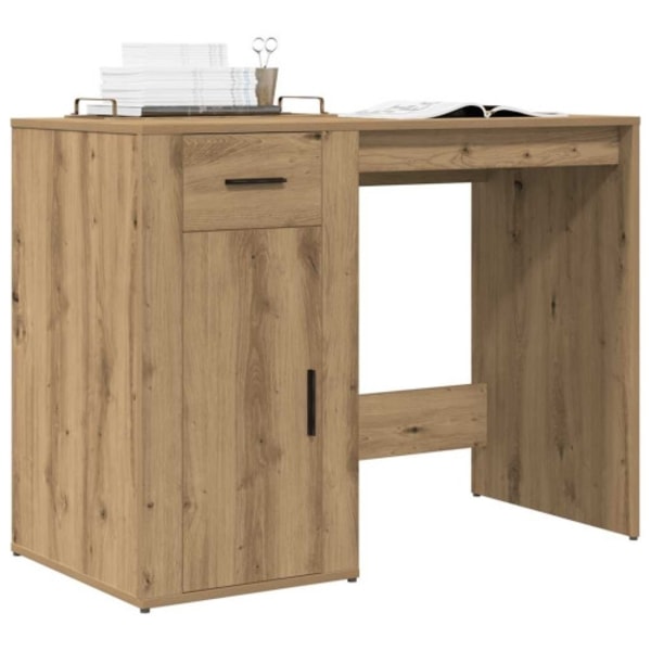 Skrivbord artisan ek 100x49x75 cm konstruerat trä