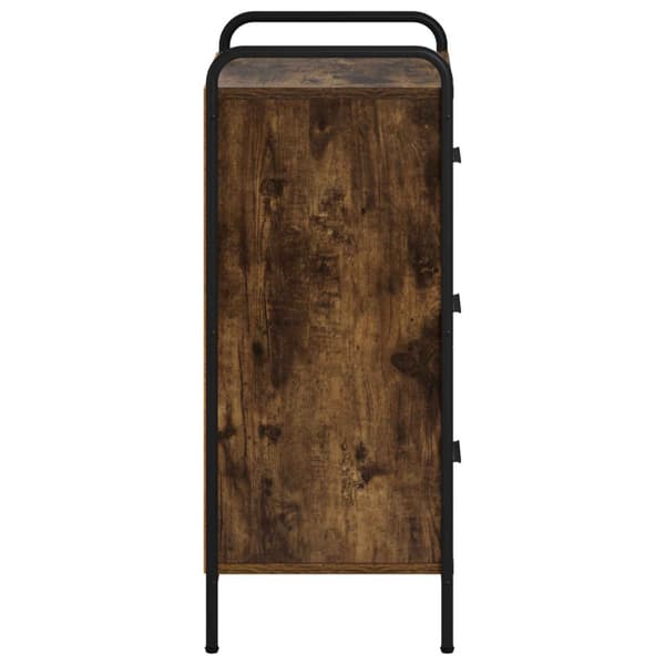Sideboard Rökt ek 97 x 33 x 81 cm Konstruerat trä