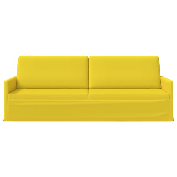 3-sitssoffa Ljusgul 220 x 81 x 82 cm Tyg