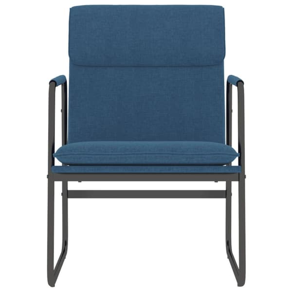 Loungestol blå 55x64x80 cm tyg