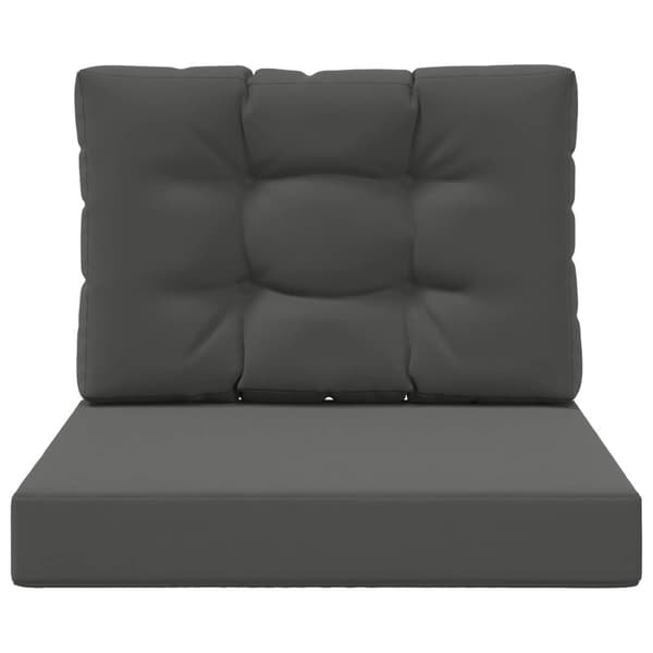 Utomhus Soffa Kudde 2 pcs Antracit Polyester