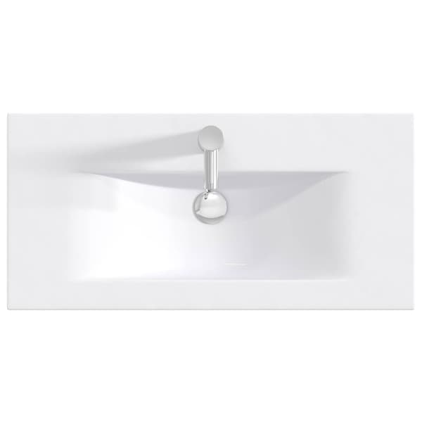Badrumsmöbelset Vit 81 x 40 x 84,5 cm Konstruerat trä