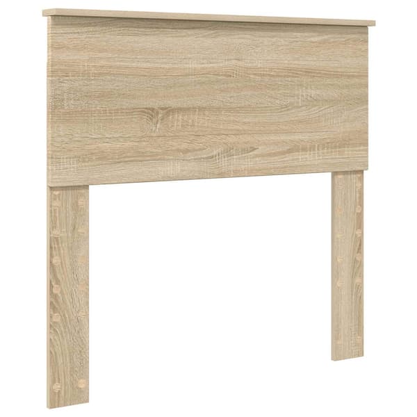 Sängram Sonoma Ek och Silver 75 x 190 cm Konstruerat trä