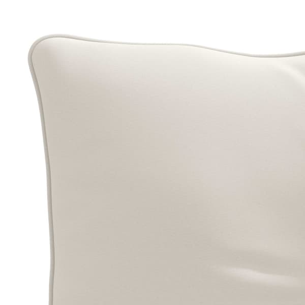 Ryggkudde PUTTEN 100% Polyester Vit 50 x 40 x 10 cm