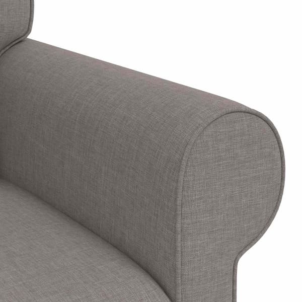 Soffset 2 pcs Taupe 175 x 82 x 80 cm tyg