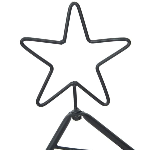 Metall julgran Svart 60 cm Stål