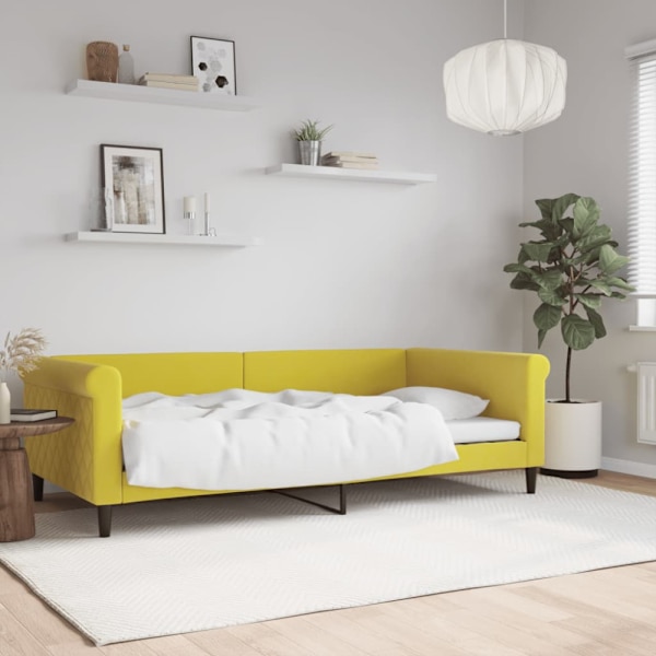 Dagbädd gul 100x200 cm sammet