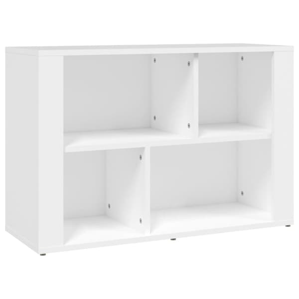 Skänk vit 80x30x54 cm konstruerat trä
