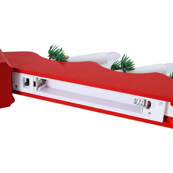 Jul ljusbrygga 3 st 7 LED-lampor Varmvit 39.5 x 5 x 29 cm