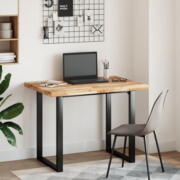 Bordsskiva rektangulär 120x70x4 cm massivt akaciaträ