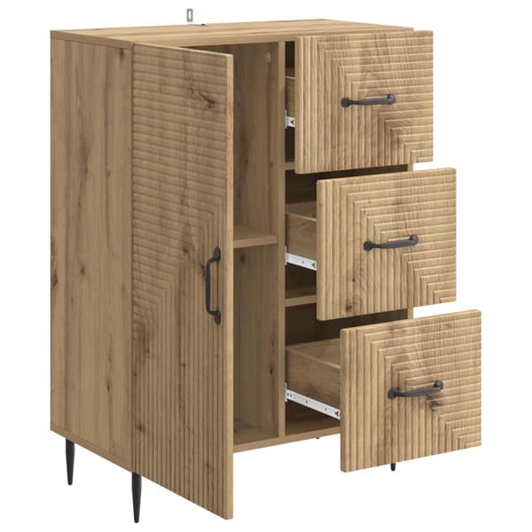 Sideboard Artisan-ek 66 x 34,5 x 89,5 cm Konstruerat trä